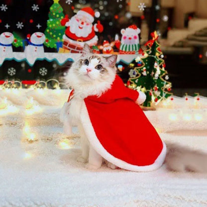 Santa Cat Costume Cosplay Cape