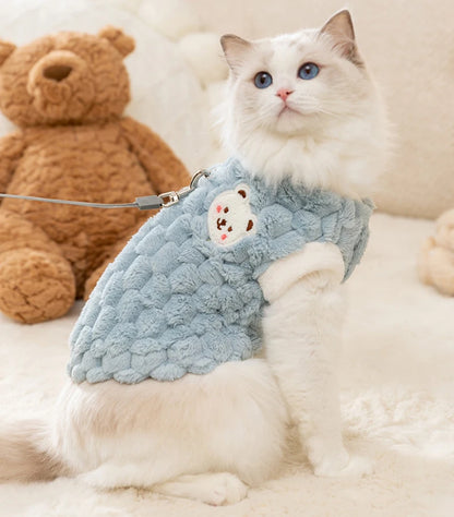 Winter Warm Hairless Cat Cardigan Sweater