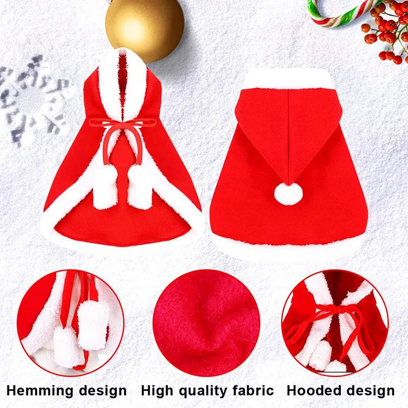 Santa Cat Costume Cosplay Cape