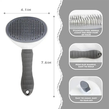 Self-Cleaning Cat Hair Removal Comb