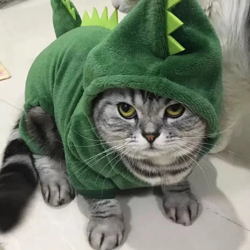 Funny Dinosaur Cat Cosplay Costume