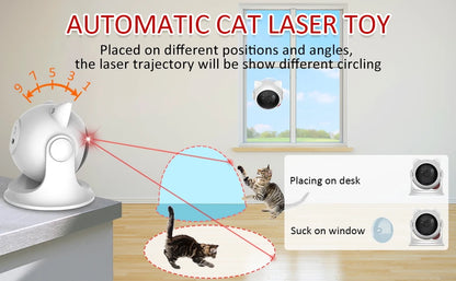 Automatic Rechargeable Cat Laser Toy