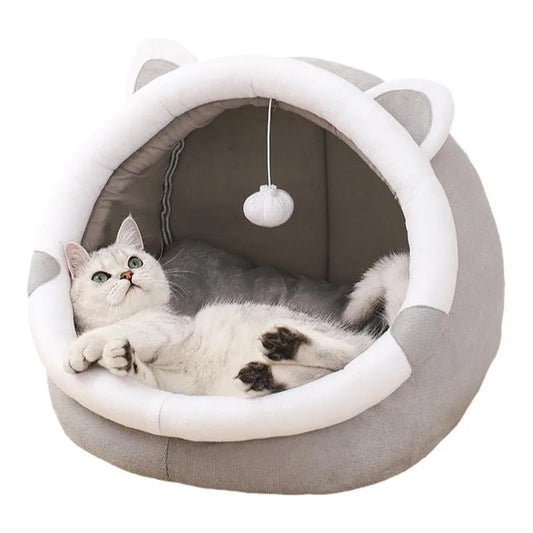 Cozy Cat Bed House & Lounger