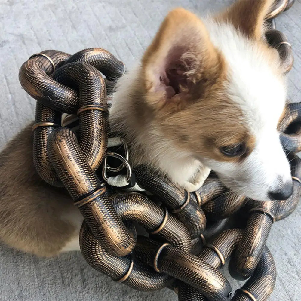 Simulated Plastic Dog Traction Chain