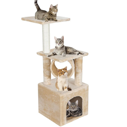 Cat Tree Tower with Scratching Posts