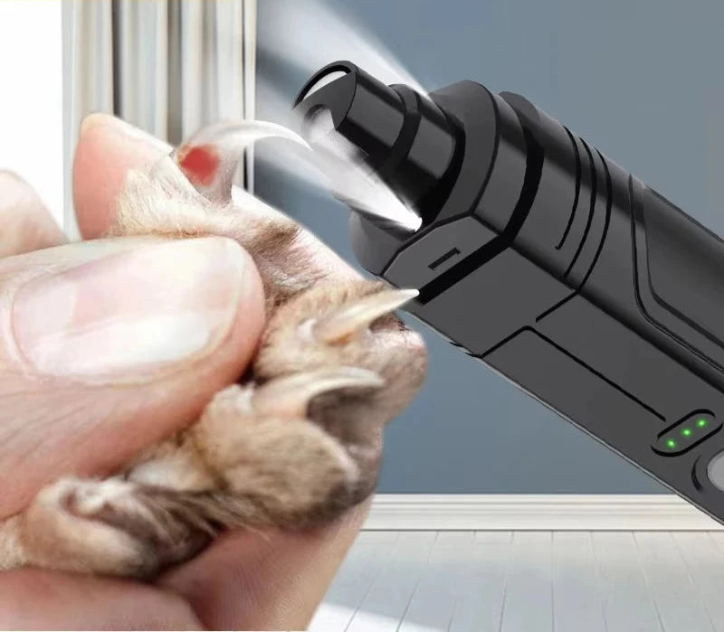 Electric CatNail Grinder with LED Lights