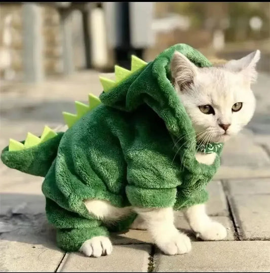 Funny Dinosaur Cat Cosplay Costume