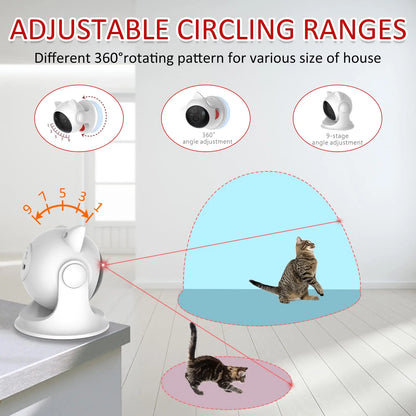 Automatic Rechargeable Cat Laser Toy