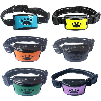 USB Rechargeable Ultrasonic Anti-Bark Dog Training Collar