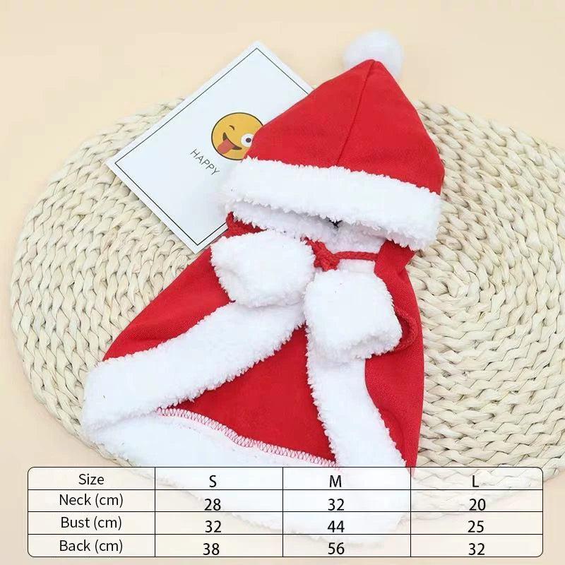 Santa Cat Costume Cosplay Cape