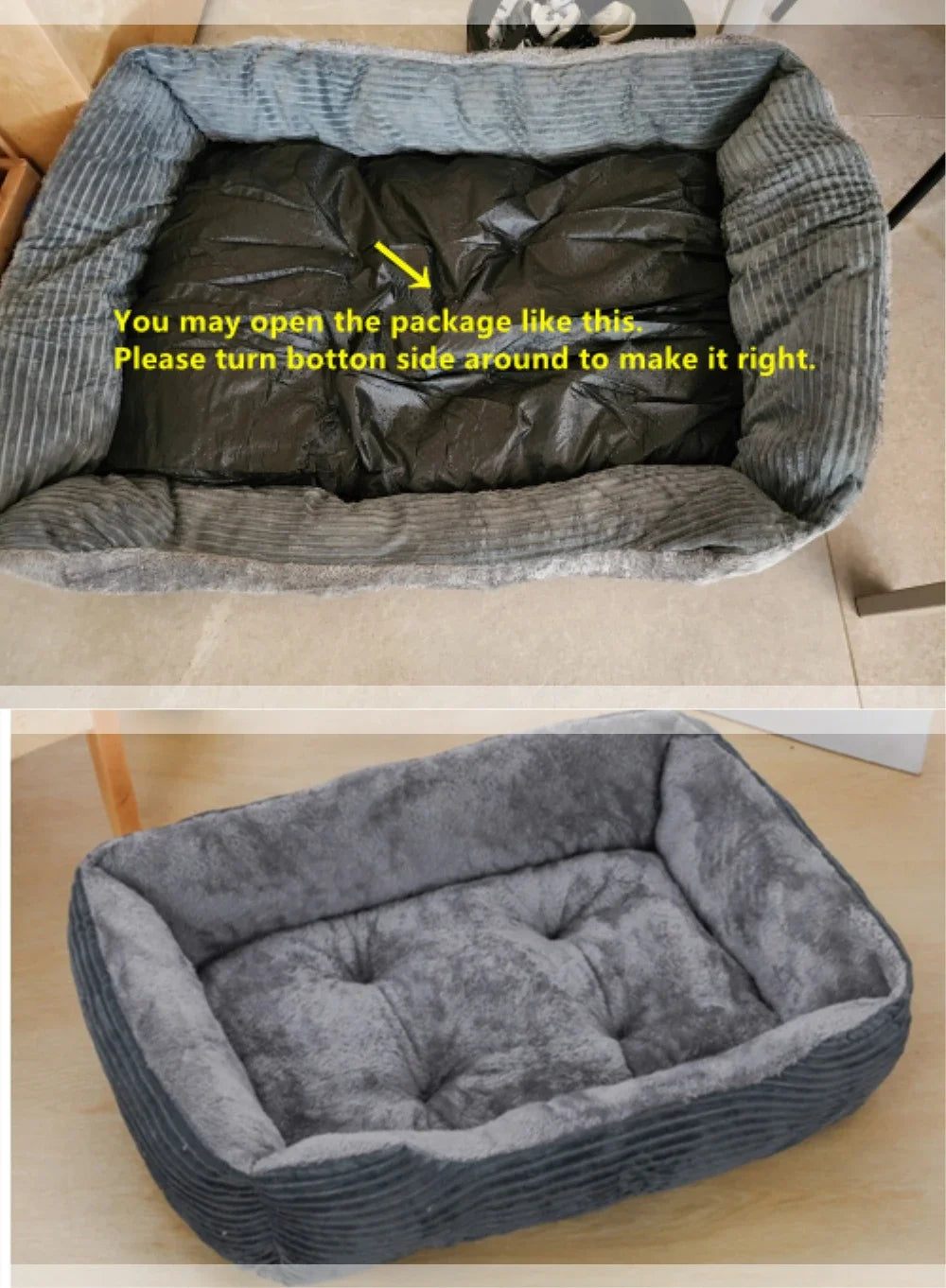 Plush Dog Bed